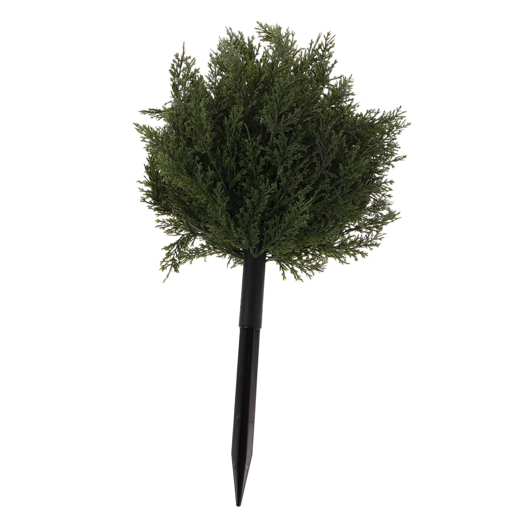 Alipis Künstlicher Zypressen-Weihnachtsbaum für Draußen mit Erdspieß Realistische Immergrüne Pflanze Künstliche Gartensträucher für Terrasse Veranda und Innenbereich