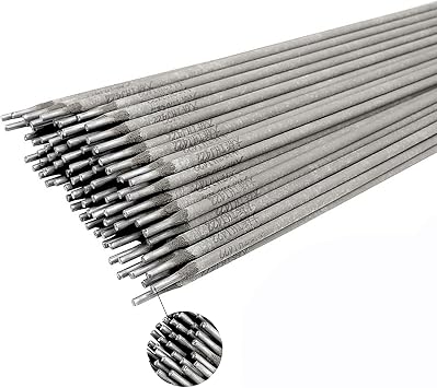 50Pcs Welding Rod J422 Carbon Steel Welding Rod Diam 1-1.8mm Long 250mm Stable Arc, Easy to Remove Slag,50 pcs,1.8mm