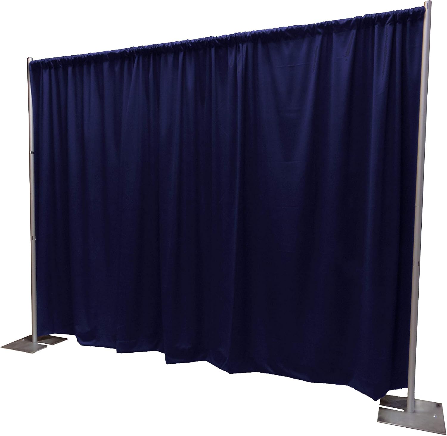 OnlineEEI BBD9990810CDPR290 Premier Portable Backdrop Kit 8' x 10', Navy Blue