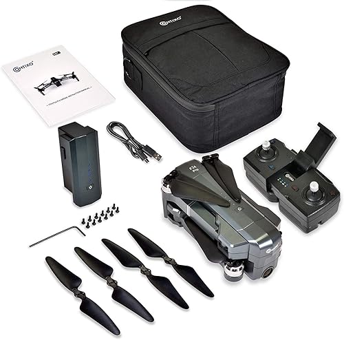 Miniatura 20 de Contixo Dron GPS plegable F22 con cámara 4K, tiempo de vuelo de 18 minutos, sígueme, retorno automático, cuadricóptero RC de largo alcance