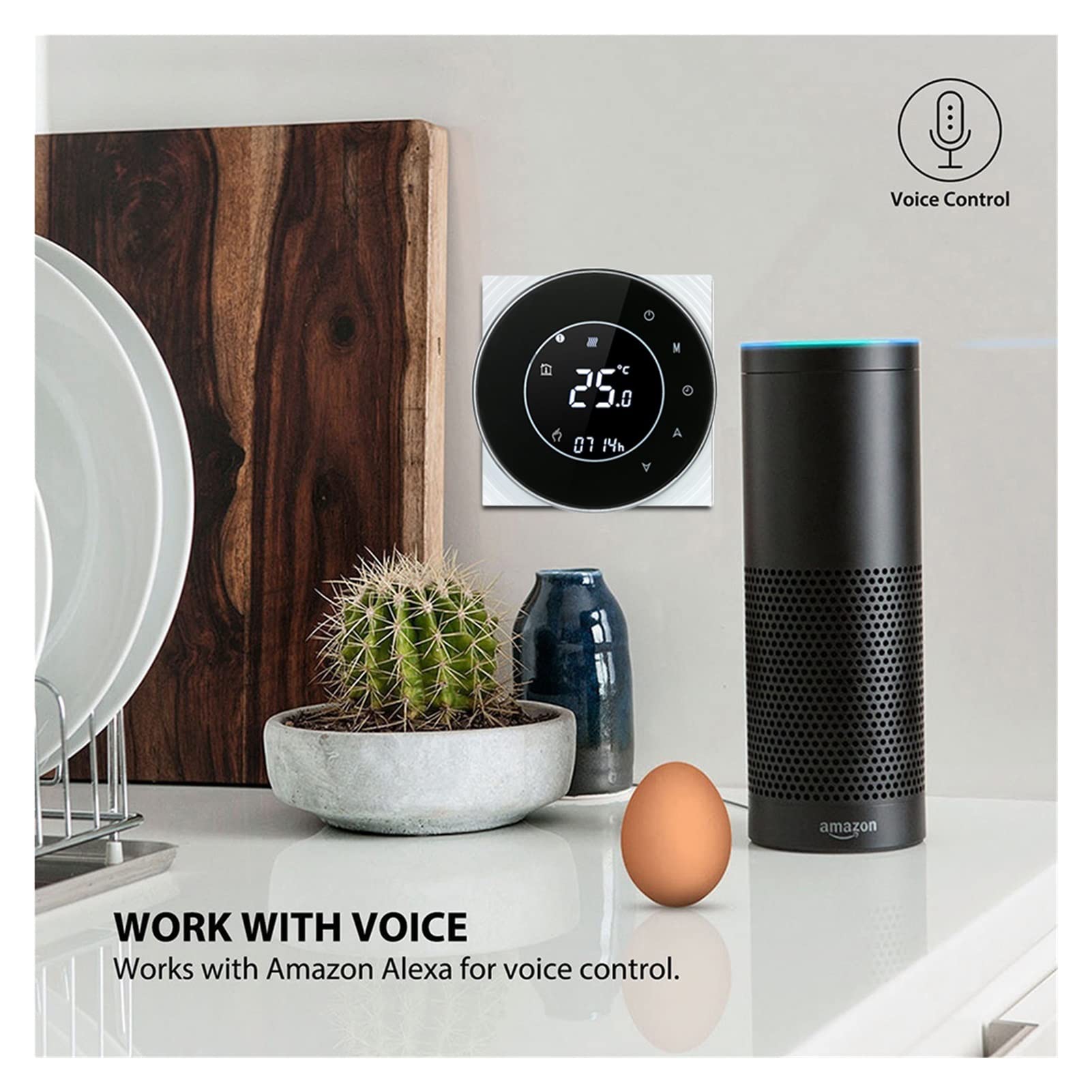 Czujnik termometru, Tuya Wifi Smart Termostat, Elektryczna Ogrzewanie podłogowe Kocioł wodny/Gazowy Temple Remote Controller Praca z Google Home(3A water gas boilerW)