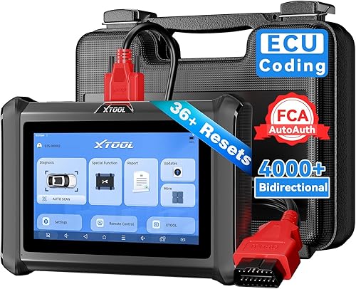 XTOOL Herramienta de escaneo bidireccional D7S, herramienta de diagnóstico de escáner OBD2 2025 con autenticación automática FCA, escáner de
