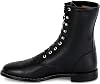 JUSTIN Boots Womens Black Kiddie Lace Up Casual Boots Ankle - Black