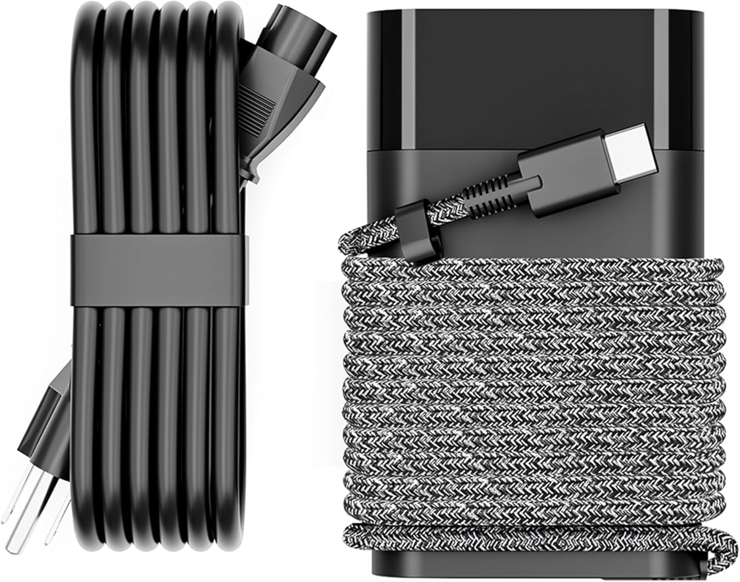 New Slim HP 65w USB C Charger Replacement Compatible with HP Chromebook, Spectre x360, Elitebook x360, Pavilion Envy Elite x2 Type C Fast Charging Laptop Ac Adapter Power Cord
