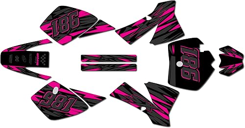 Miniatura 4 de Kit de gráficos para KTM 50SX SX50 (2002-2008) Serie Twitch Blanco 16 Mil - Adhesivos para bicicleta de motocross, calcomanías para bicicleta