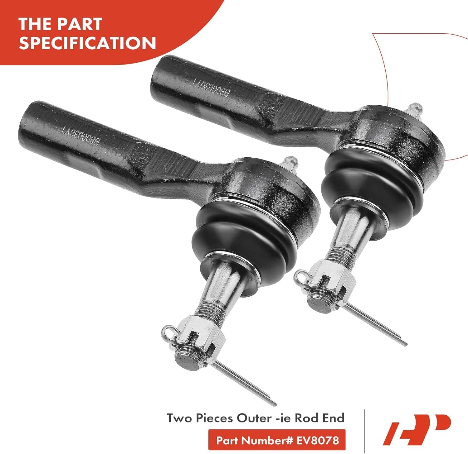 A-Premium Set of 10, Front Lower Control Arm, Sway Bar Link, Inner & Outer Tie Rod End, Compatible with Chevrolet Equinox 2005-2007, Pontiac Torrent 2006-2007