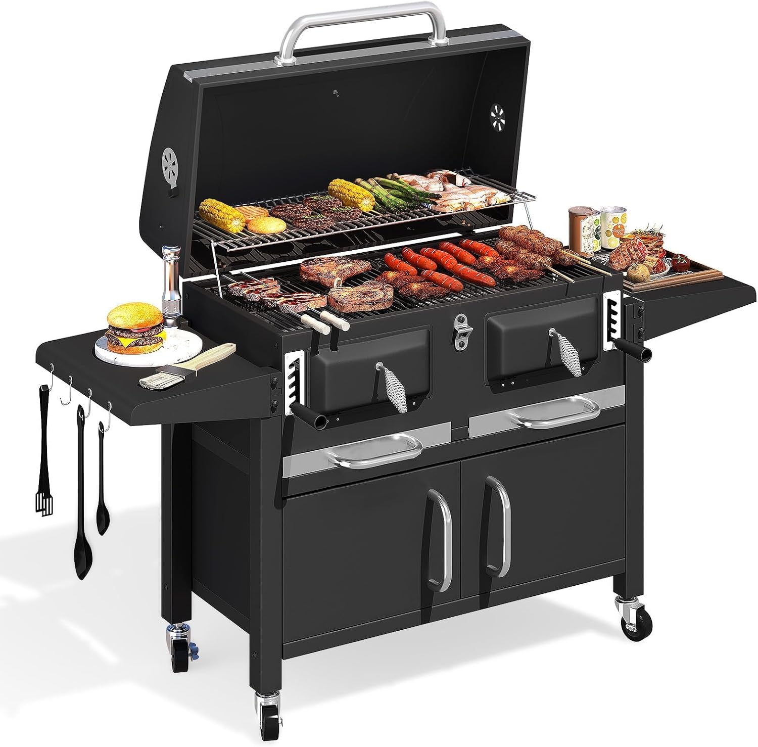 MELLCOM 36-Inch Charcoal Grill Review: Best Large BBQ Grill for Backyard Patios & Gatherings