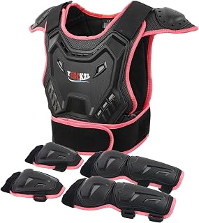 Kids Armor Vest Suit for Dirt Bike, Back Chest Protector for Motocross ATV ,Youth Extreme Sports Protective Gear