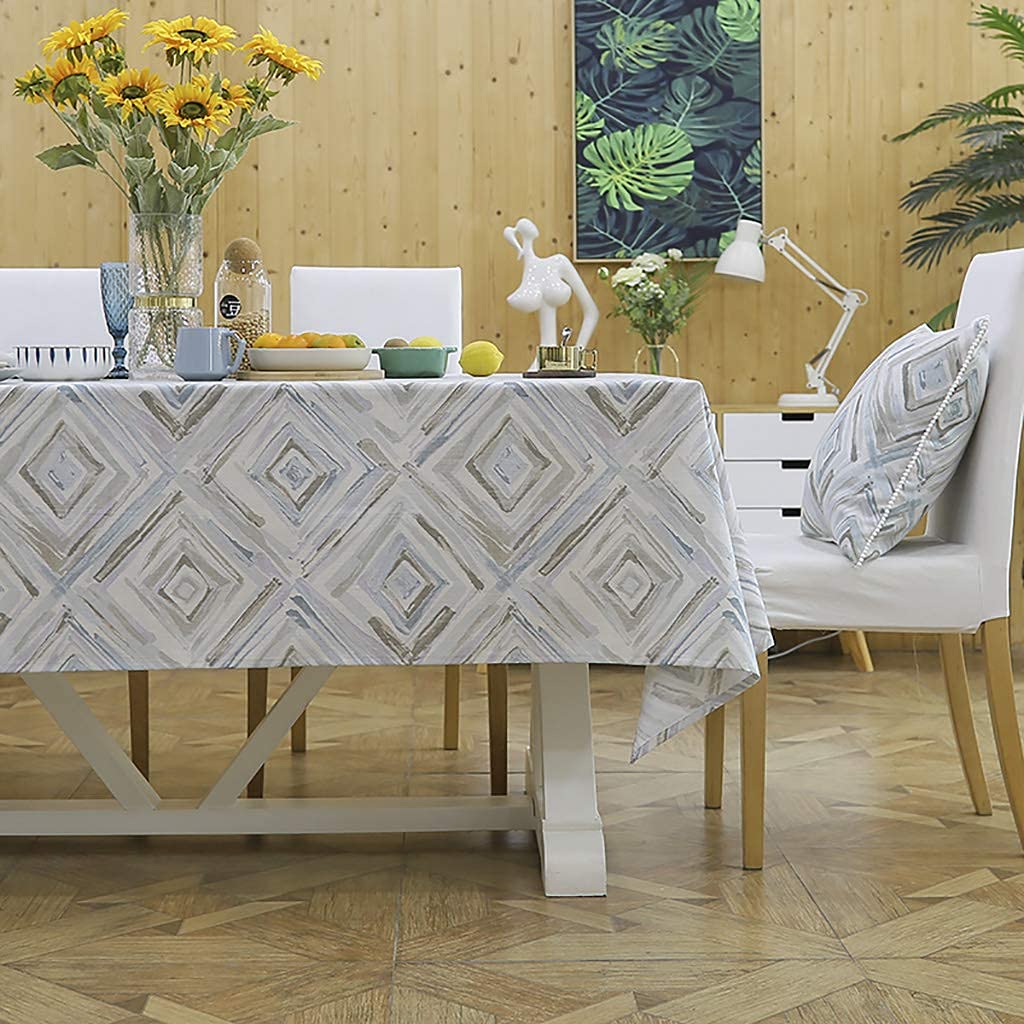 Nappe d'art pastoral en coton lin pour éliminer la poussière et les plis