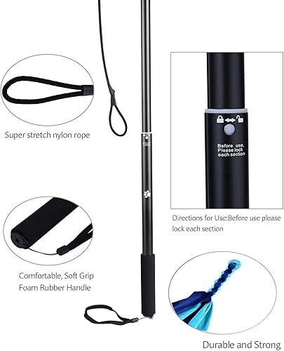 Miniatura 2 de Poste de coqueteo para perros, juguetes interactivos para perros para persecución y tira y afloja, varita teaser duradera con cuerda de forro polar