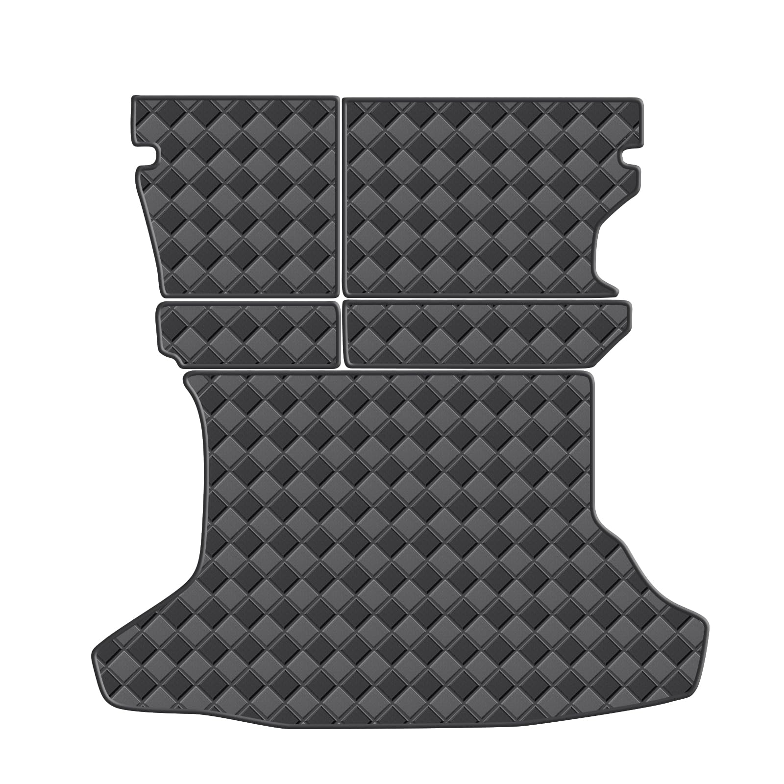 WDYOYS Cargo Mat & Backrest Mats for 2010-2015 Toyota Prius Accessories, All Weather Waterproof Rear Cargo Liner Rear Trunk Liner Back Seat Cover Protector