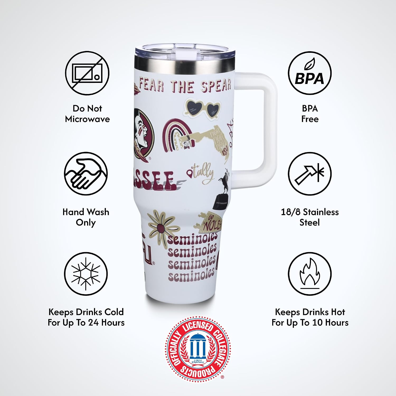 The Memory Company Officially Licensed NCAA - Texas A&M University 40oz Team Spirit Game Day Tumbler