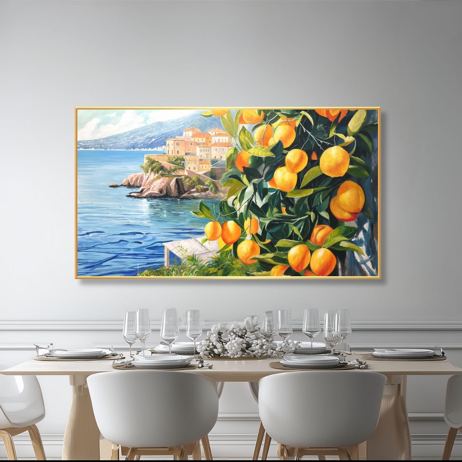 Amazon.com: Lemon Framed Art,Sicilian Decor,Amalfi Coast,Coastal