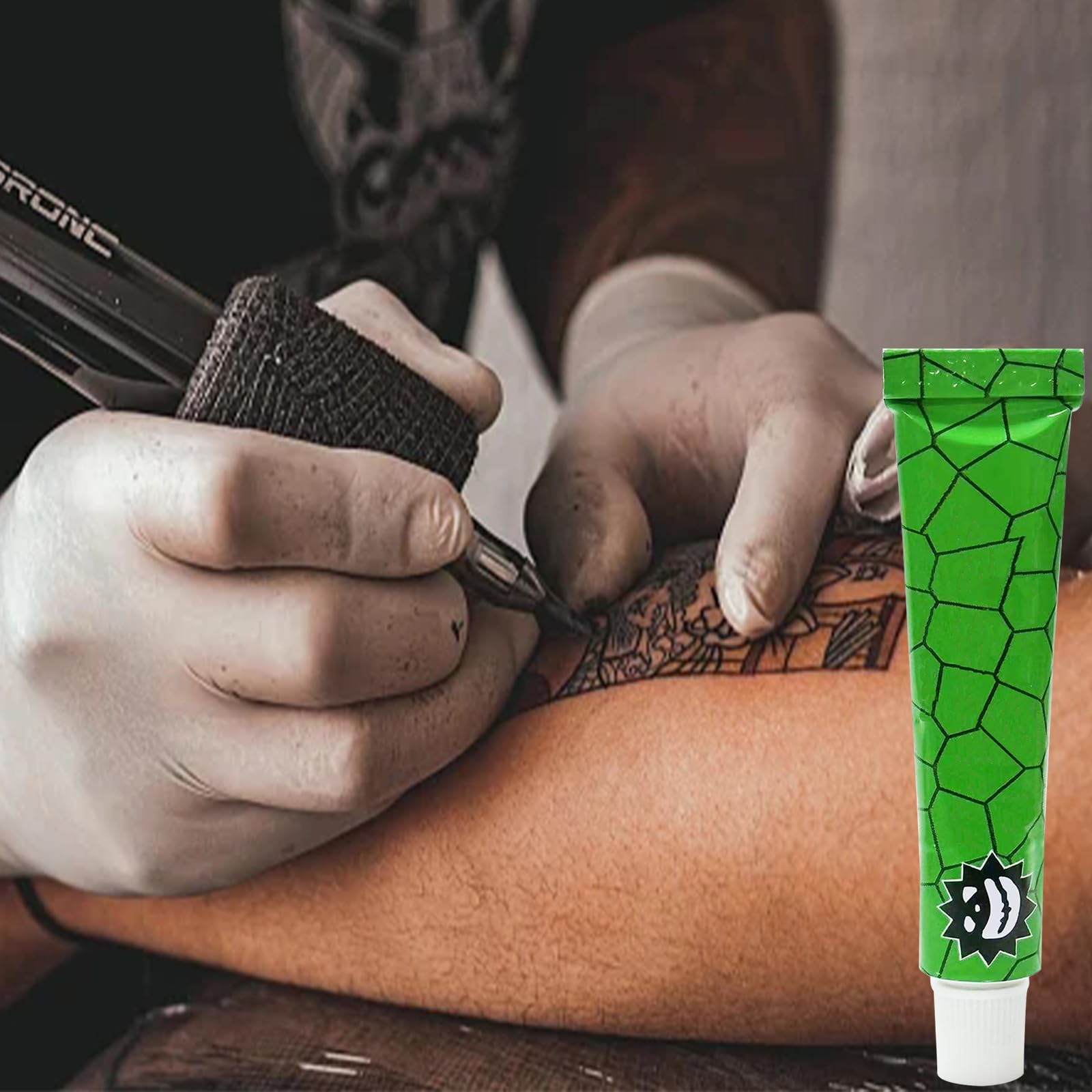 La crème de tatouage est la crème la plus élevée sur le marché, un tatouage confortable ou une expérience de maquillage permanente, un tatouage propre, etc. 10 g (4 bouteilles)