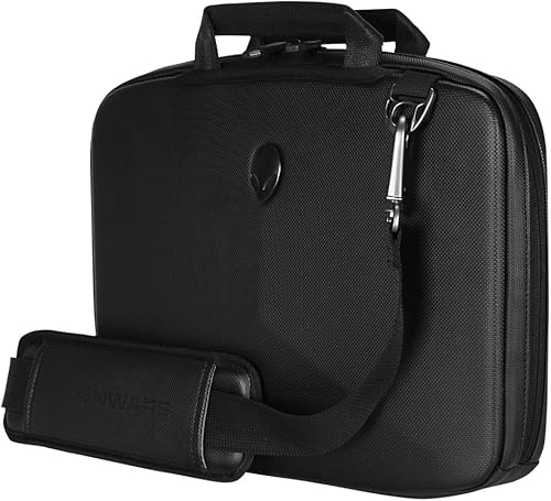 Mobile Edge Vindicator - Bolsa rígida para laptop, diseñada y compatible con portátiles Alienware Gaming de 13 a 14 pulgadas, color negro