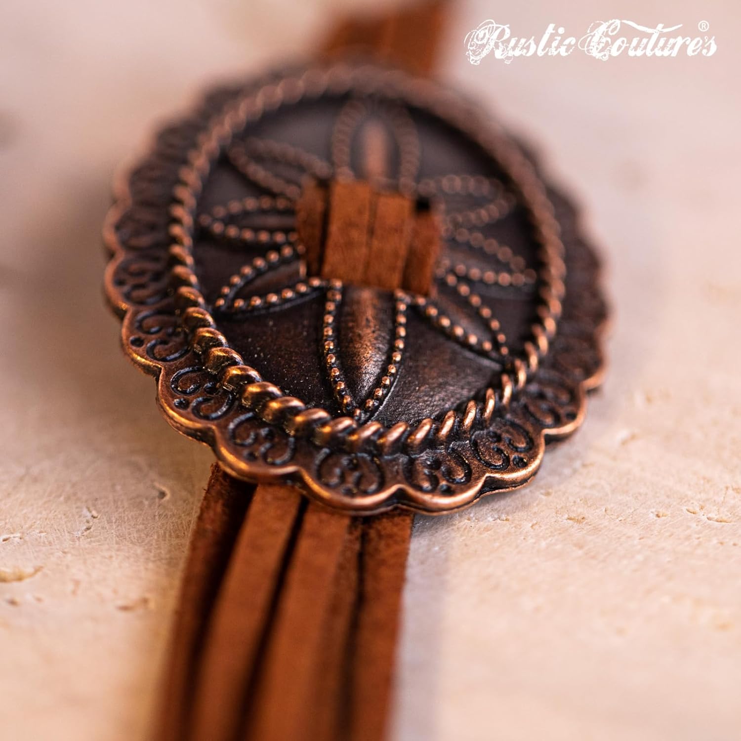 Rustic Couture's Western Turquoise Earrings for Women Statement Western Country Jewelry - Image 4