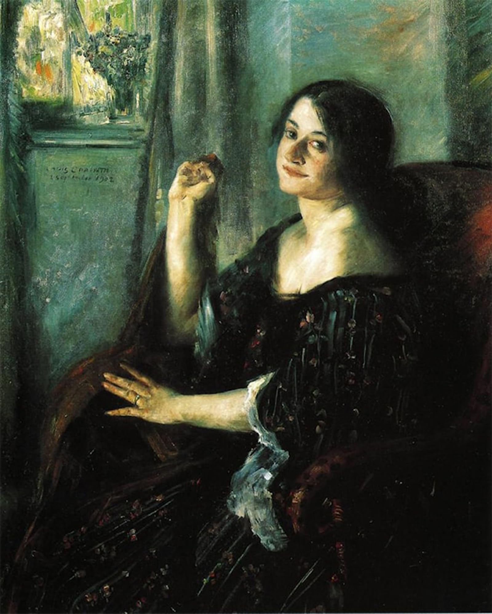 ARTXLXXBN Famous Art Print Poster Vintage Wall Art Petermannchen Lovis Corinth Canvas Art Poster for Home Decor 60x90cm