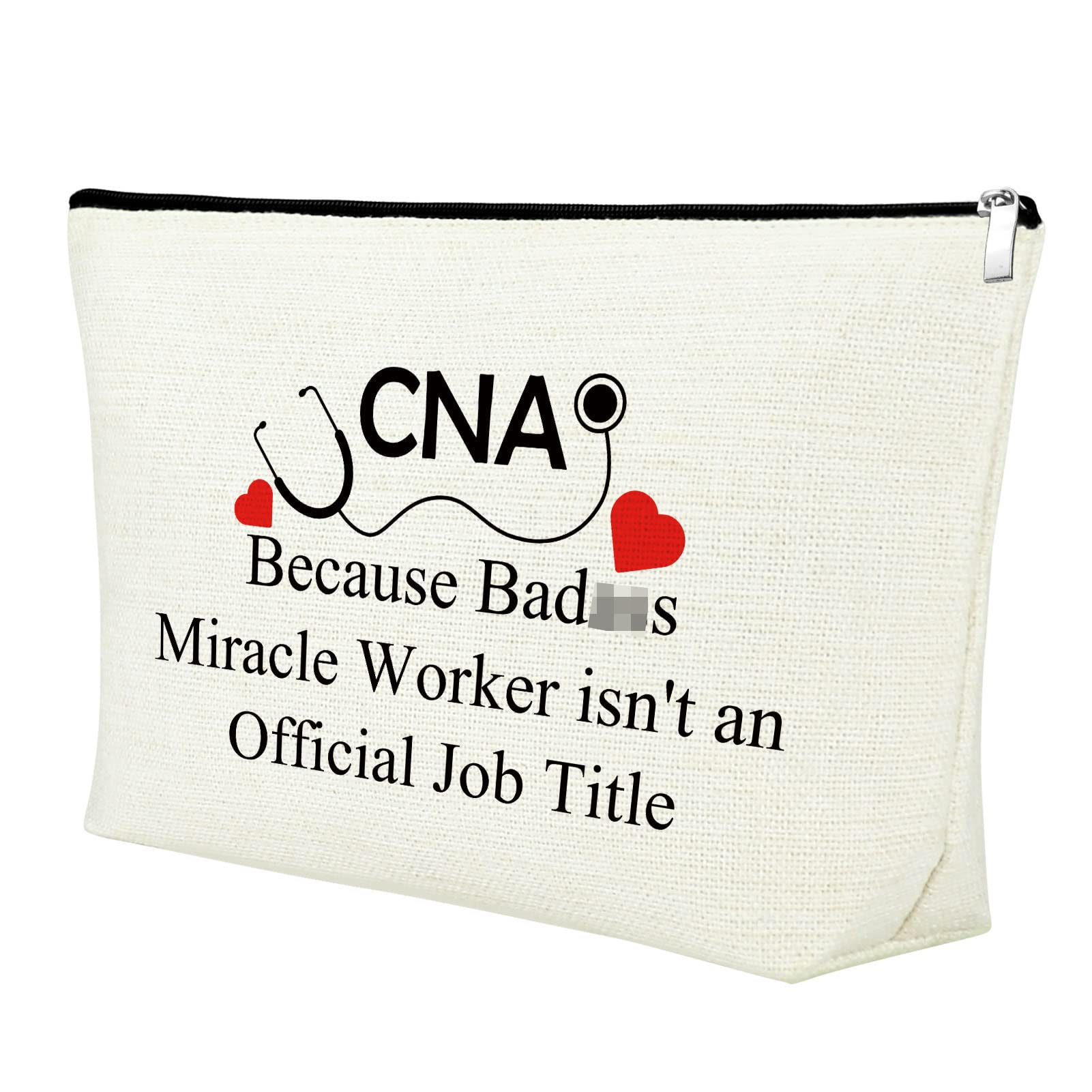 CNA Gift Certified Nursing Assistant Gifts Makeup Cosmetic Bag Gifts for CNA CNA Week Gifts Medical Graduation Appreciation Gift for Women Thank You