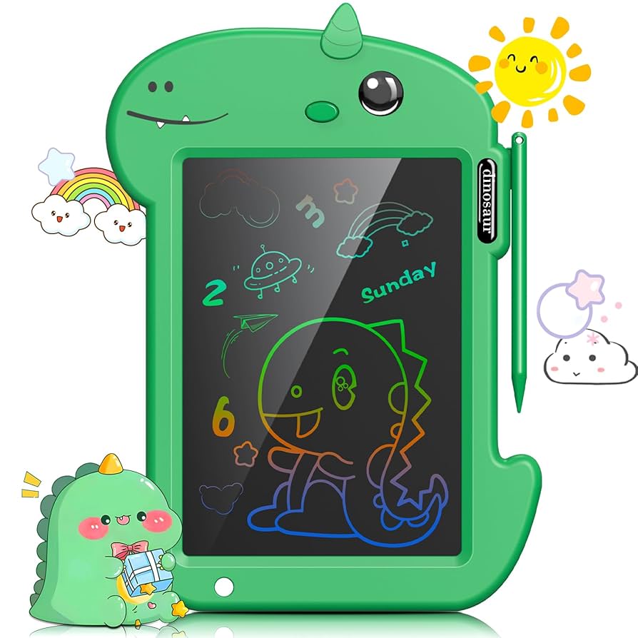 Drawing Pad For Kids LZZAPJ For Kids,Toys For 2 Year Old Girl,Doodle Board Writing Tablet For Toddlers 1-3, Toddler Travel Learning Toys, First Birthday Christmas Gifts For Girls(Red Magnetic Drawing Board