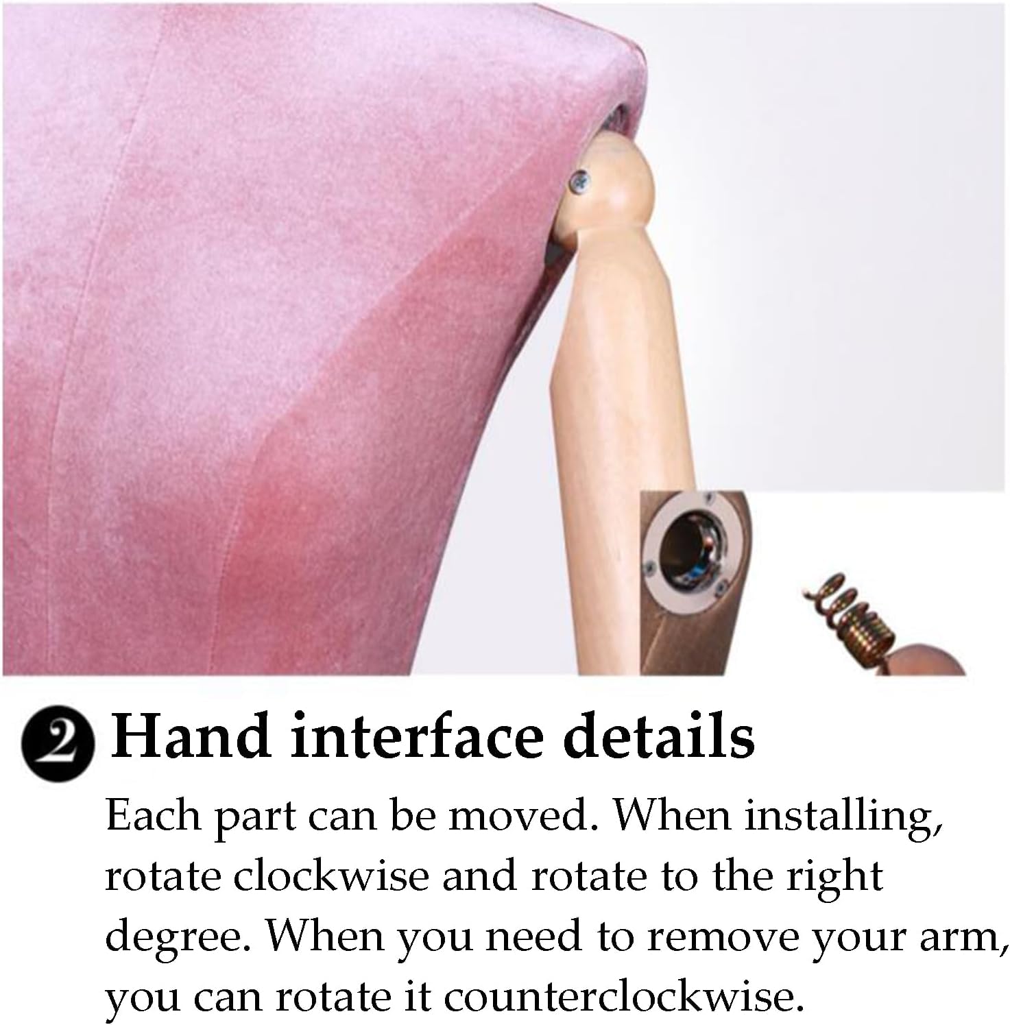 Weibliche Schaufensterpuppe, Torso, Vollschaum, Halbkörper, höhenverstellbar, mit stabilem Ständer, weibliche Schaufensterpuppe, einfache Schaufensterpuppe