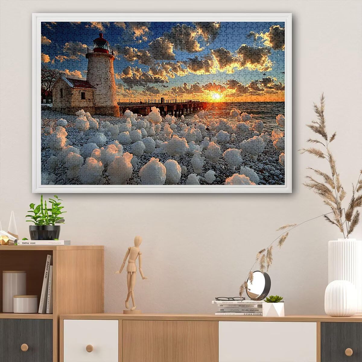 Puzzle 5000 elementów, krajobraz, zachód słońca, 5000 elementów, drewniane puzzle dla dorosłych, trudna łamigłówka, gra logiczna dla całej rodziny, dekoracja pokoju, prezenty dla kobiet B-34