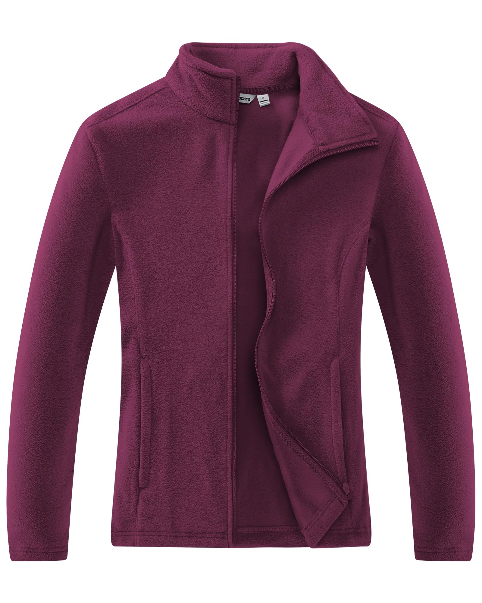 Outdoor Ventures Women's Lightweight Warm Polar Fleece Jacket Zip Up