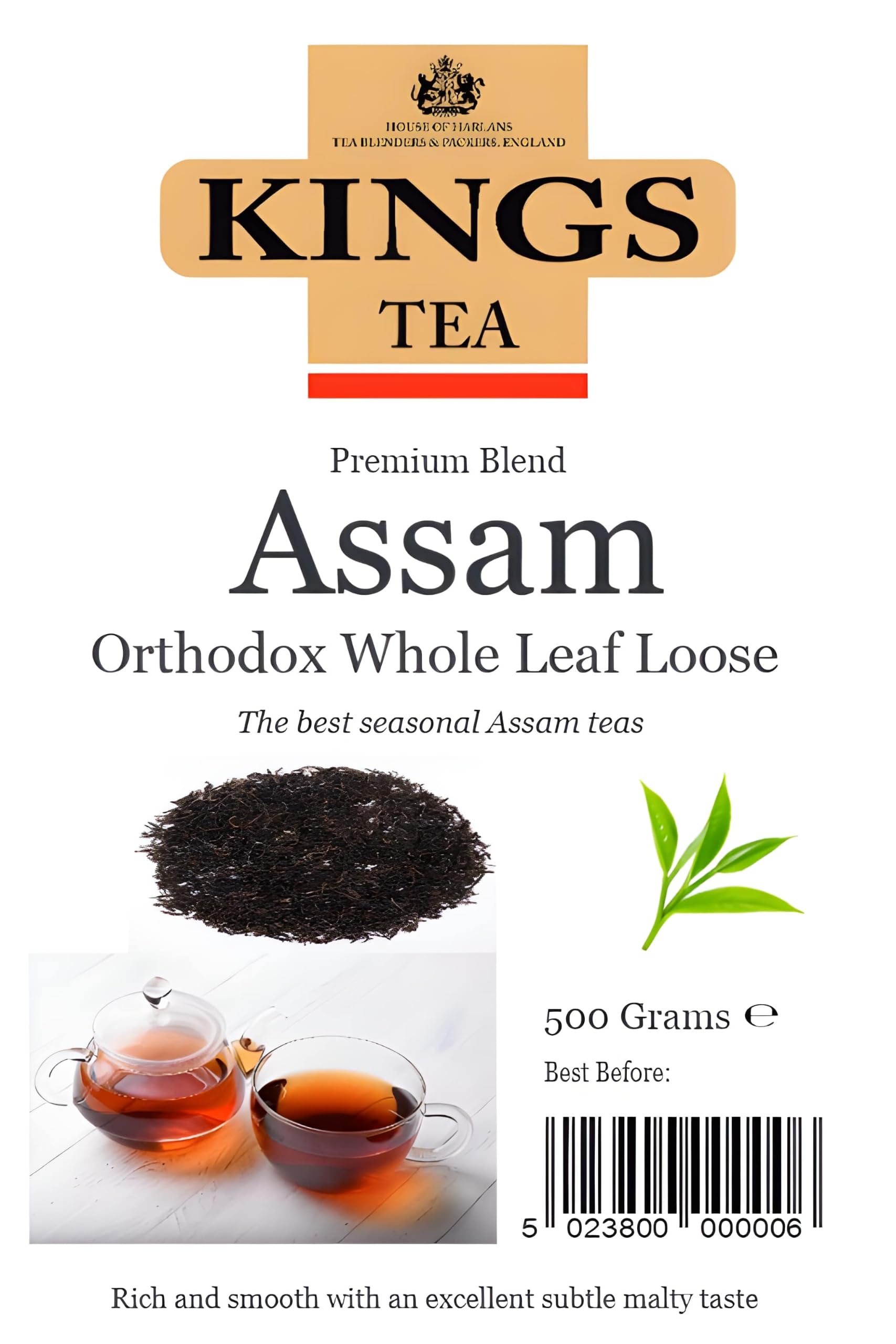 ASSAM HERBATA LUŹNA Z CAŁEGO LIŚCIA 500GmS