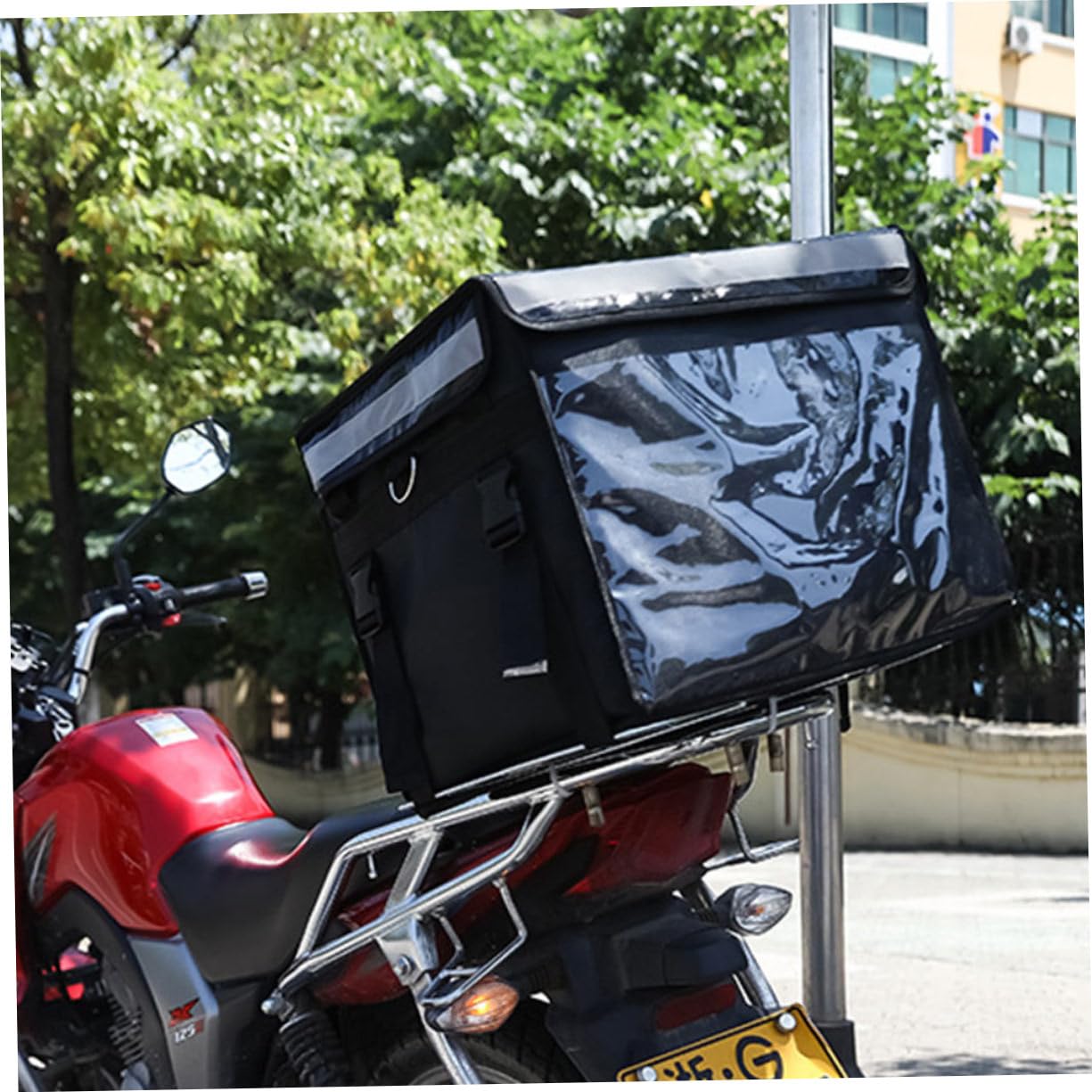 Contenitore Termico da 32l Rivestimento Oxford e Alluminio Mantiene Caldo e Freddo Struttura Resistente per Alimenti per Picnic e Vacanze