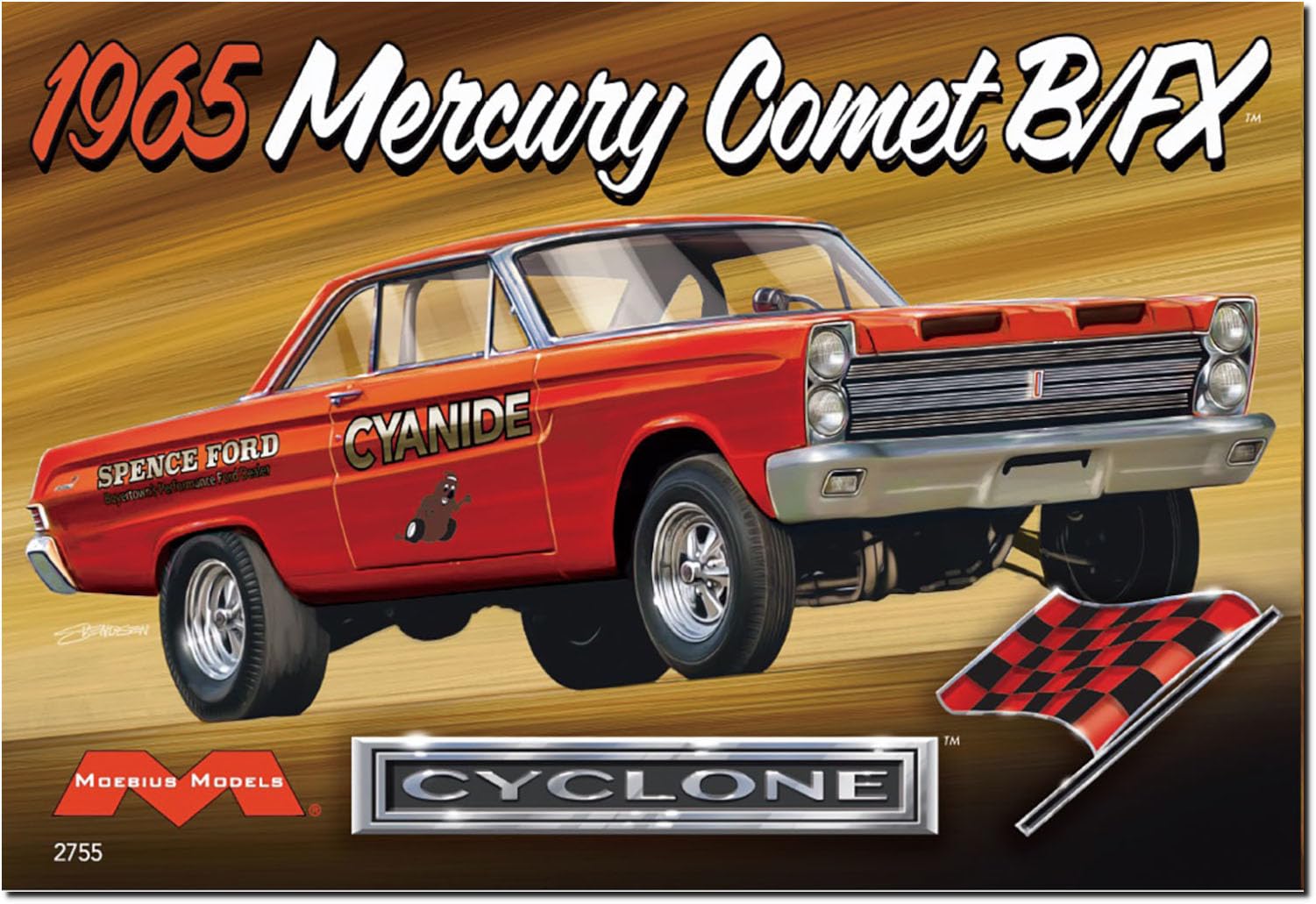 メビウスモデル 1/25 マーキュリー・コメット・サイクロン 新品未開封 Amazon | メビウス 1/25 1965 マーキュリー コメット B/FX プラモデル