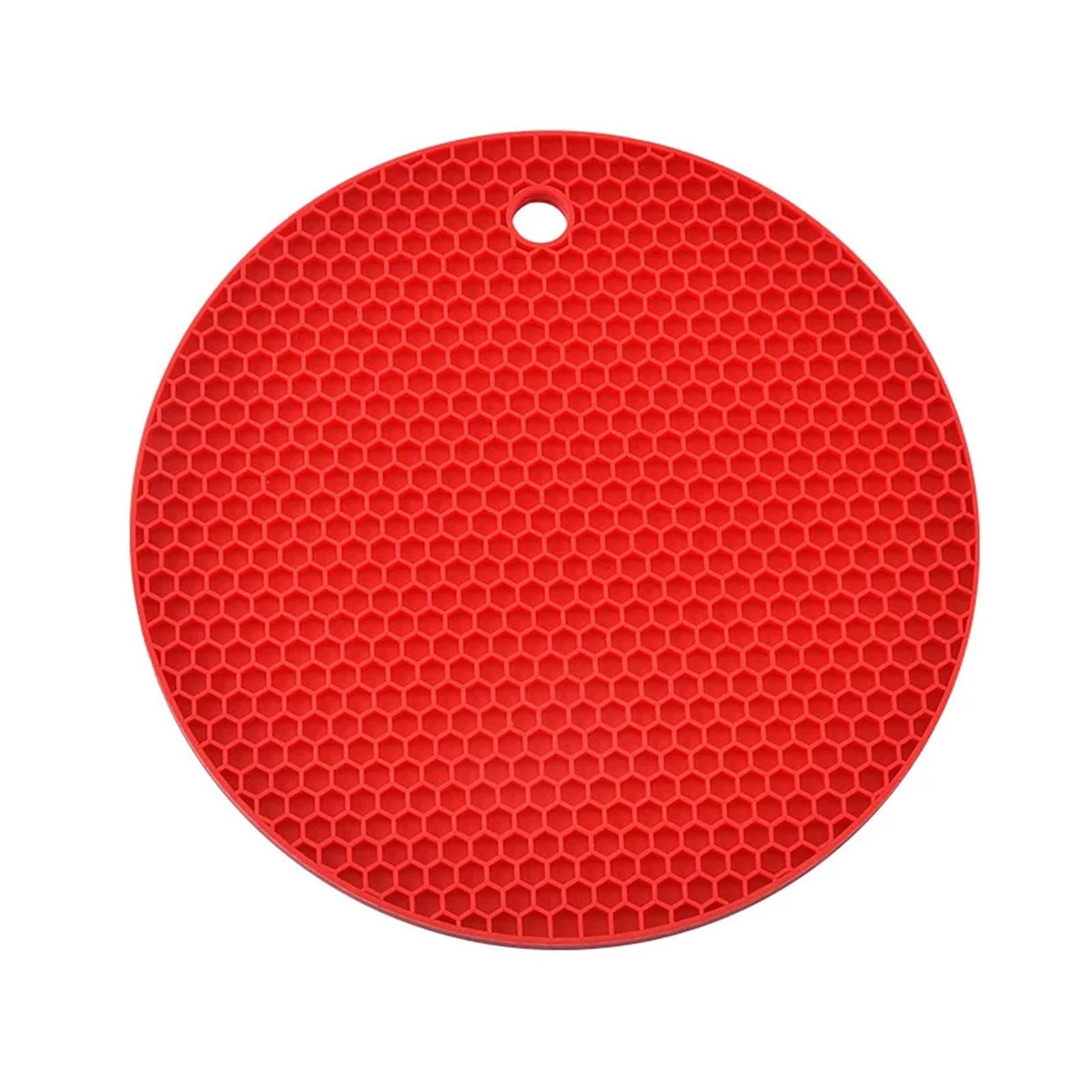 6pcs Non-slip Heat Resistant Silicone Placemat Coaster Table Trivet Mat Potholder For Kitchen For Kitche(Red)