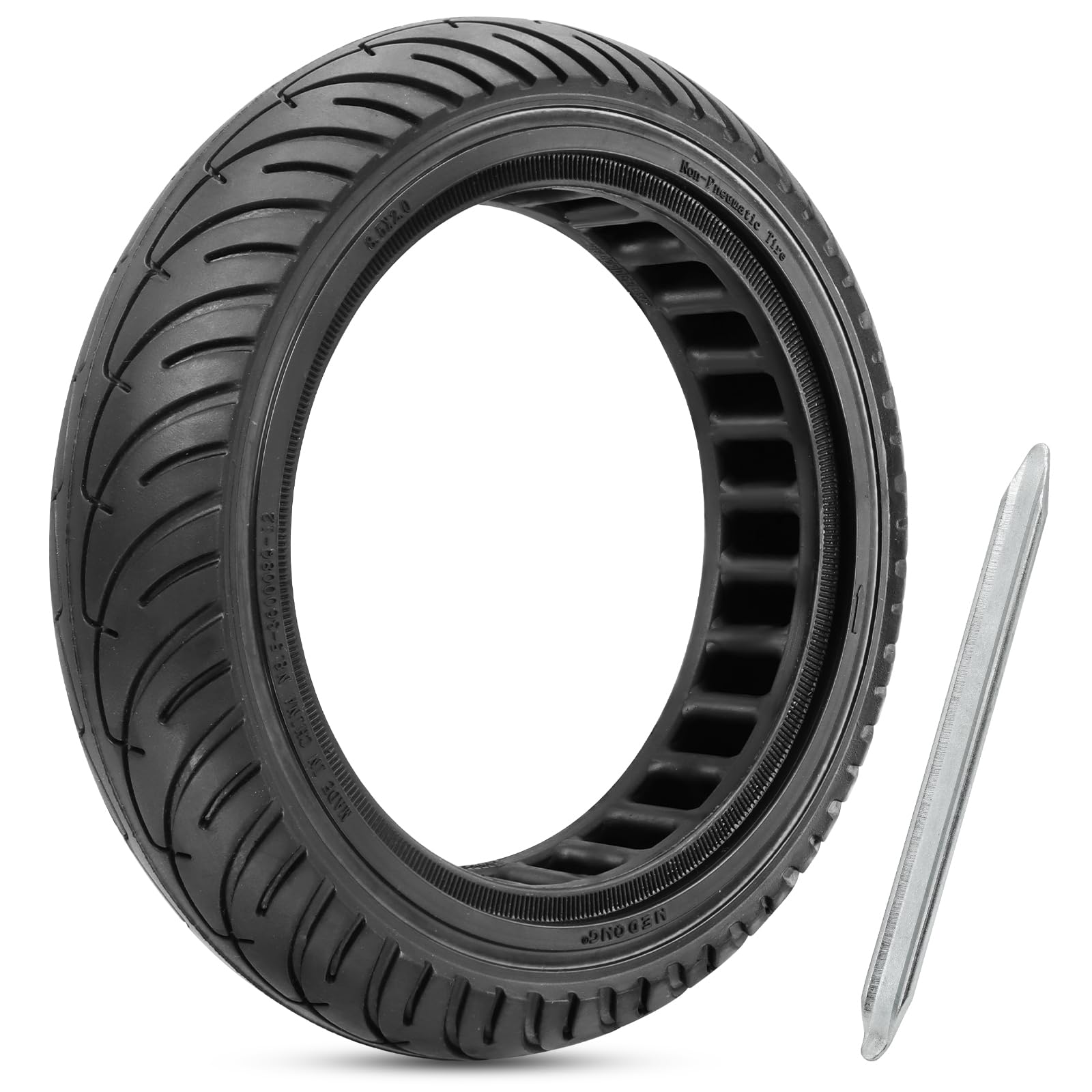PNEUS AUTO 1X Pneus Pleins Alvéolés Xiaomi M365 Pro - Anti-dérapant - Pneus increvables