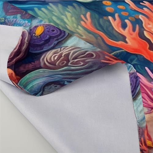 Miniatura 4 de Cloth Napkins Set of 6 Tropical Fish 20x20 Inch Cloth Napkins Underwater World Coral Washable Reusable Kitchen Dinner Napkins Table Decor for