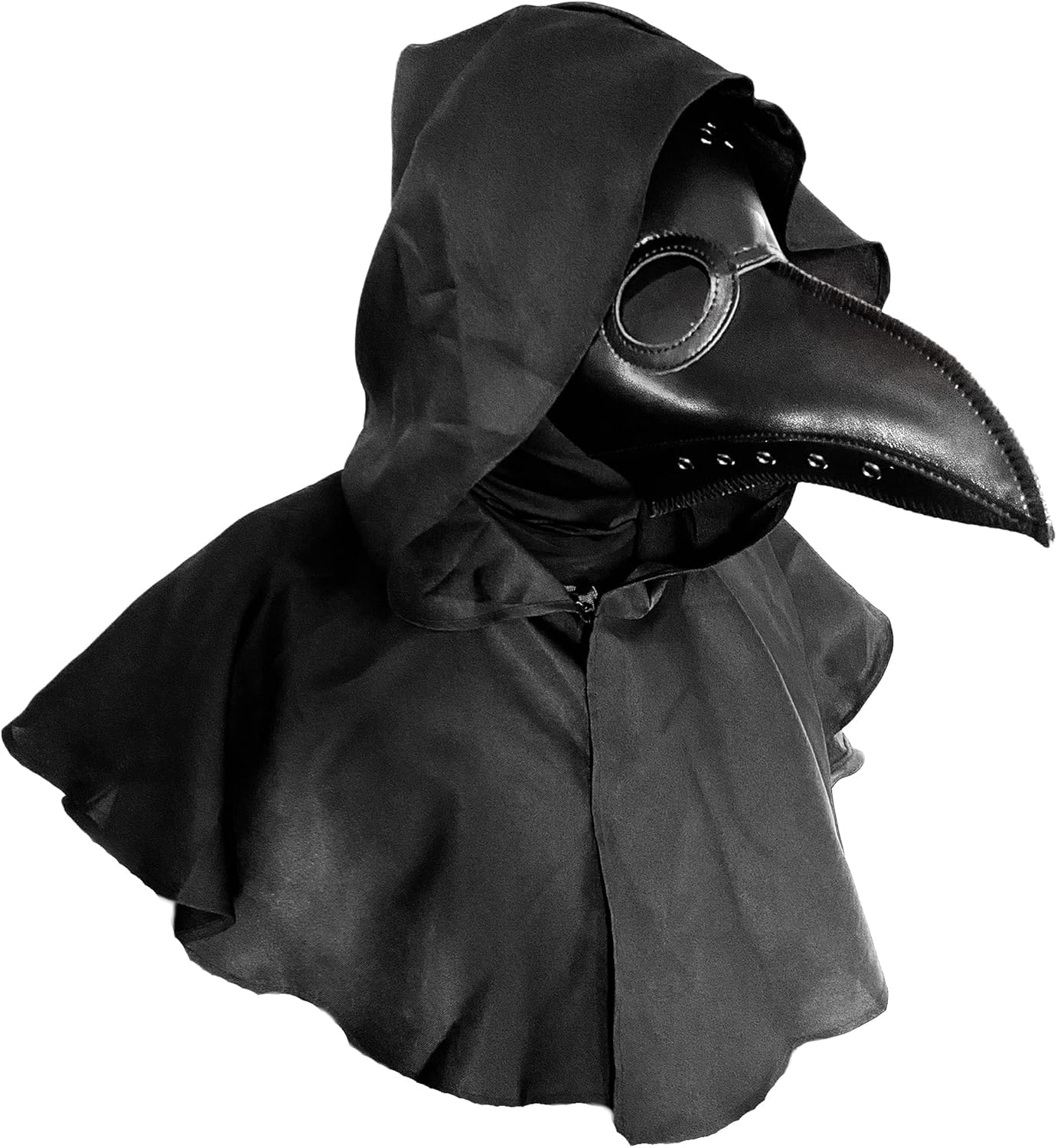 NEW-YIJUNSHUN Plague Doctors Mask, Plague Doctor Mask and Cloak for Men, Halloween Masks for Gothic Costume Props, Steampunk Bird Masks for Adult