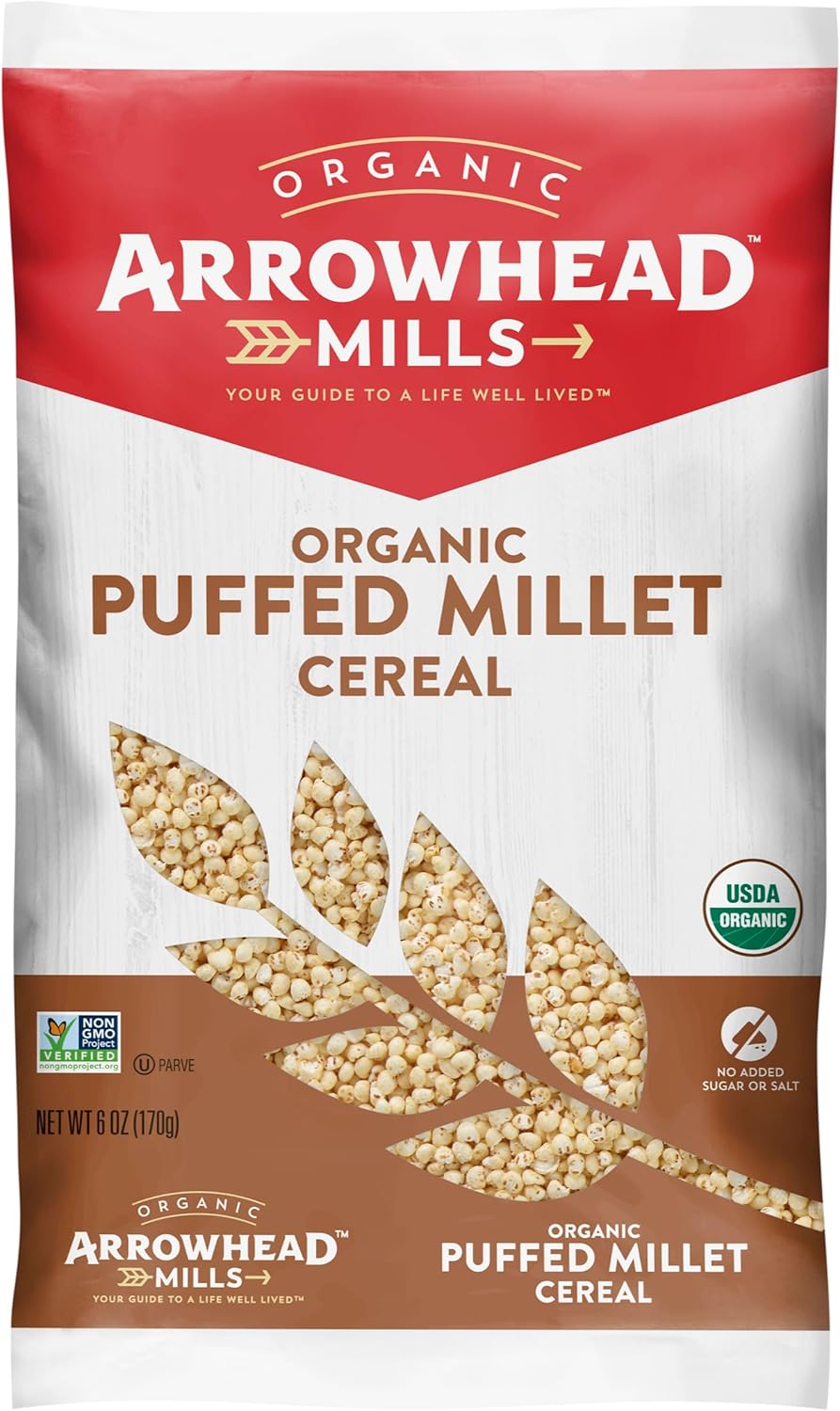 Arrowhead Mills Puffed Millet Cereal, Bag