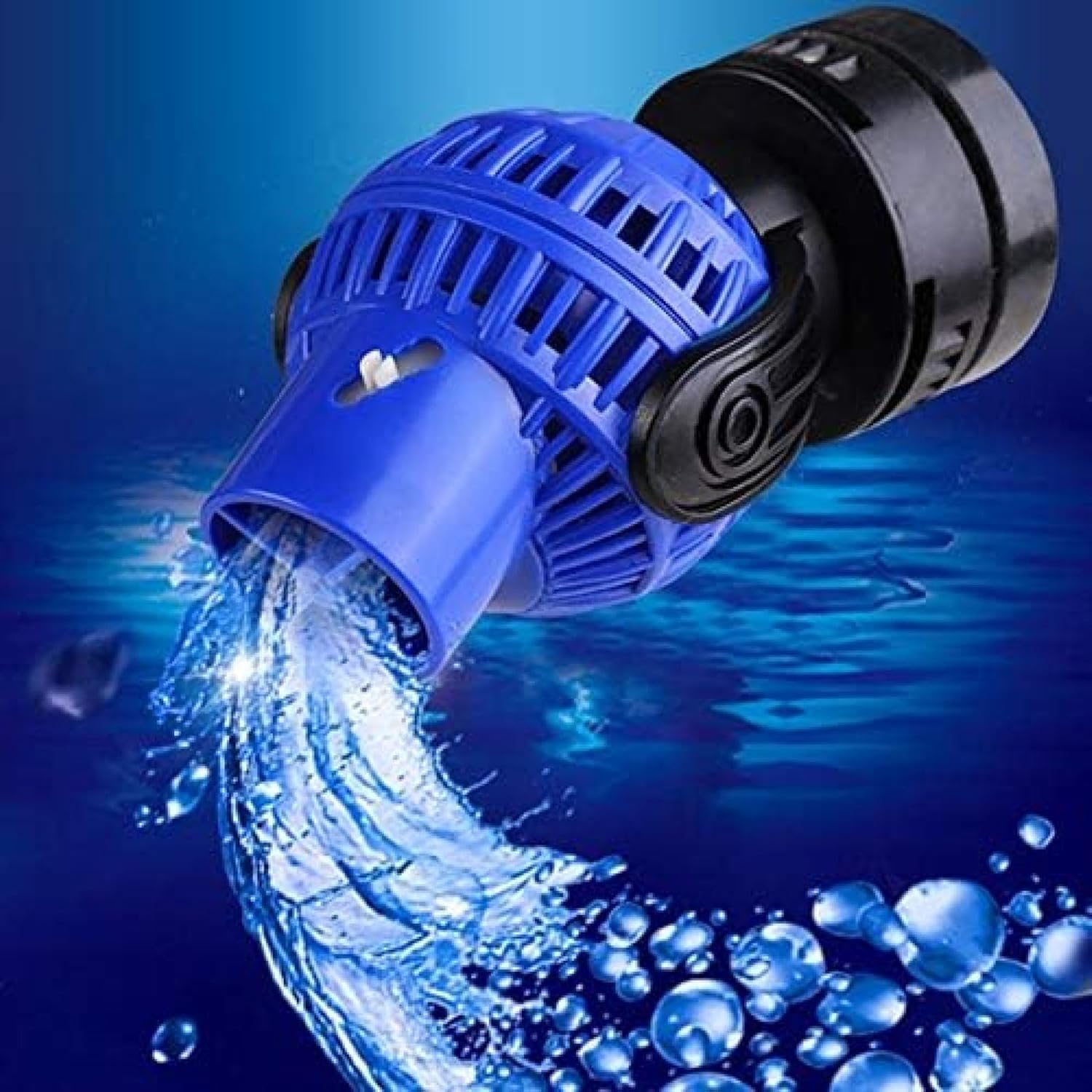 Acquario Fish Tank 360 ° Acqua Wave Maker Pompa, Powerhead Magnet Base Wave Maker, Flusso d'Acqua Surf Pump Pond per Acquario Fish Tank, Blue, JVP132