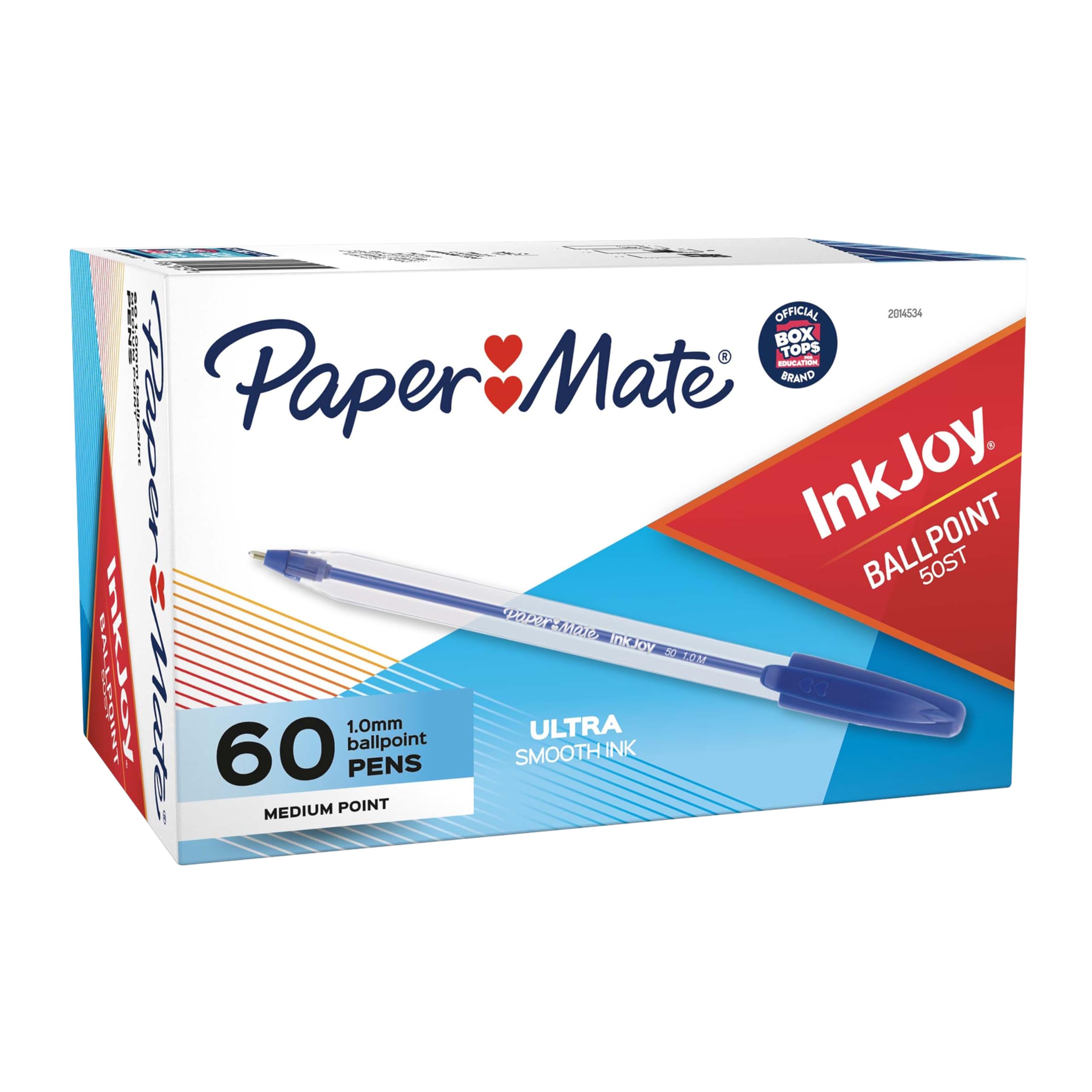 Paper Mate InkJoy 50ST Kugelschreiber, mittlere Spitze (1,0 mm), Blau, 60 Stück