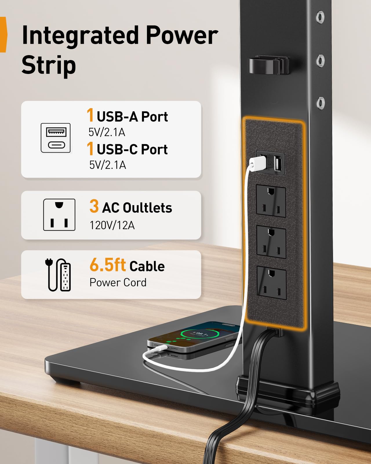 Perlegear Freestanding Dual Monitor Stand Gallery Image