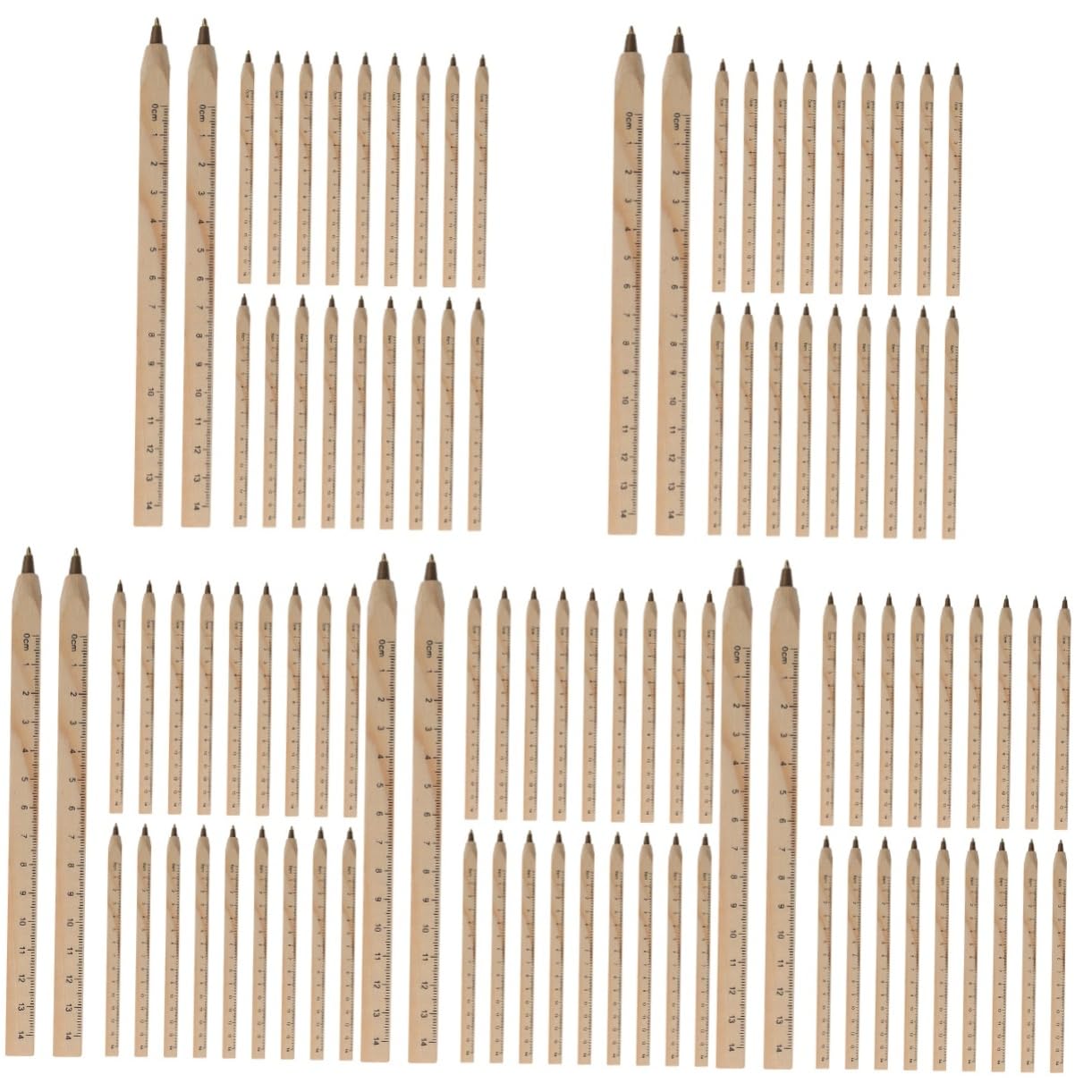 Lurrose 100piezas Bolígrafos De Carpintero De Natural De Descartables Accesorios De Carpintería Rígida