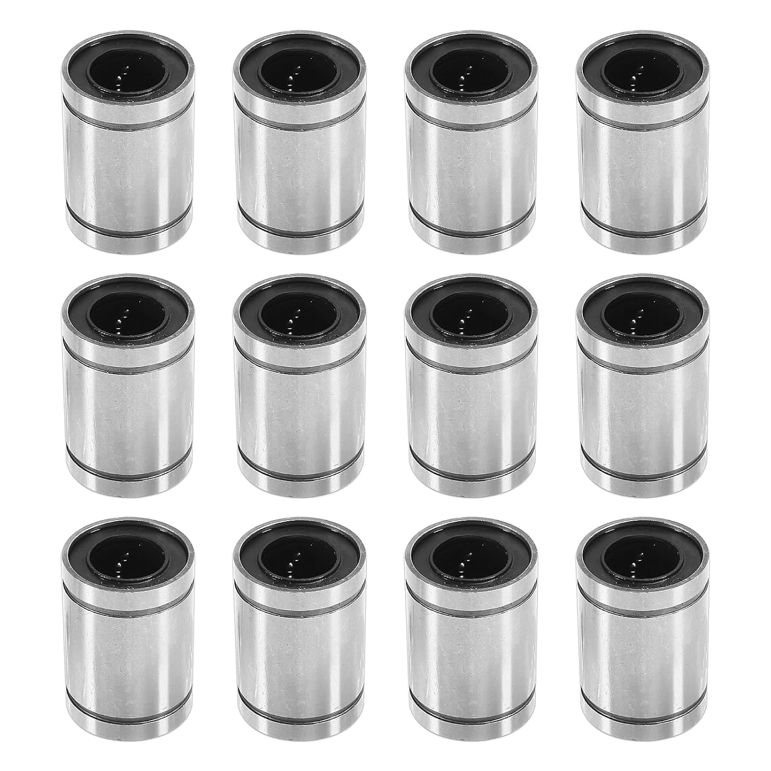 12 Pcs LM8UU Linear Ball Bearings, 8mm Bore Dia, South Korea - View #9