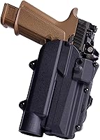 Vista 1 de Alien Gear Rapid Force - Funda OWB de nivel 2 – Deslizador de cinturón de bloqueo – Mano derecha – Compatible con modelos Sig Sauer y Glock – Sin