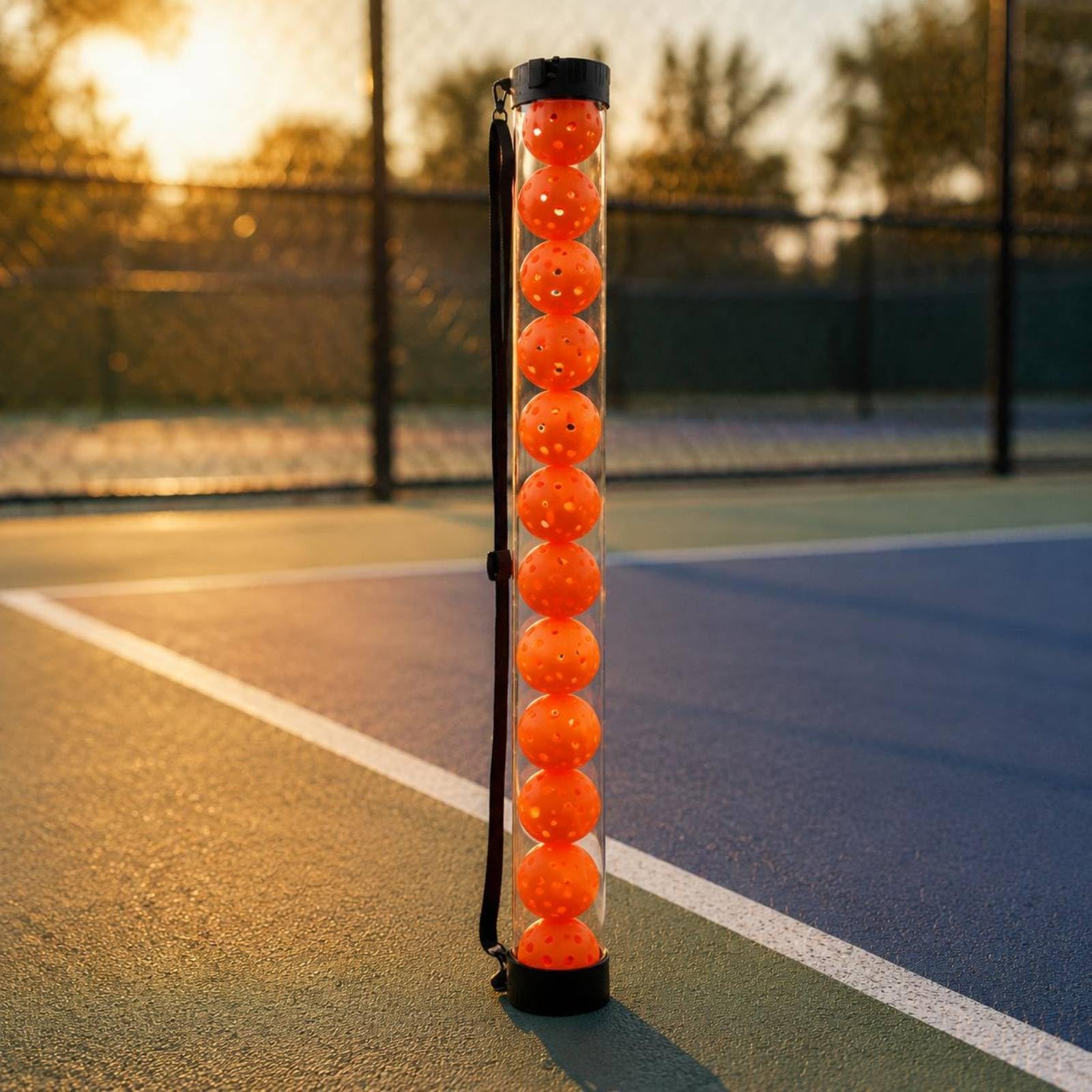 Tubo Raccogli Palline senza Chinarsi Raccoglipalle Tennis Raccolta Rapida Attrezzatura Sportiva per Allenamento Sportivo