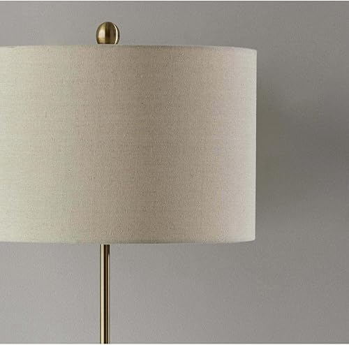 Miniatura 5 de Adesso Home SL1165-21 Lámpara de mesa de transición de la colección Barton en latón - Acabado antiguo, 15.00 pulgadas