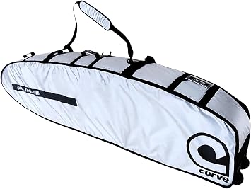 Curve Wheeled Coffin Surfboard Travel Bag Triple/Quad 3-4 Boards Mission