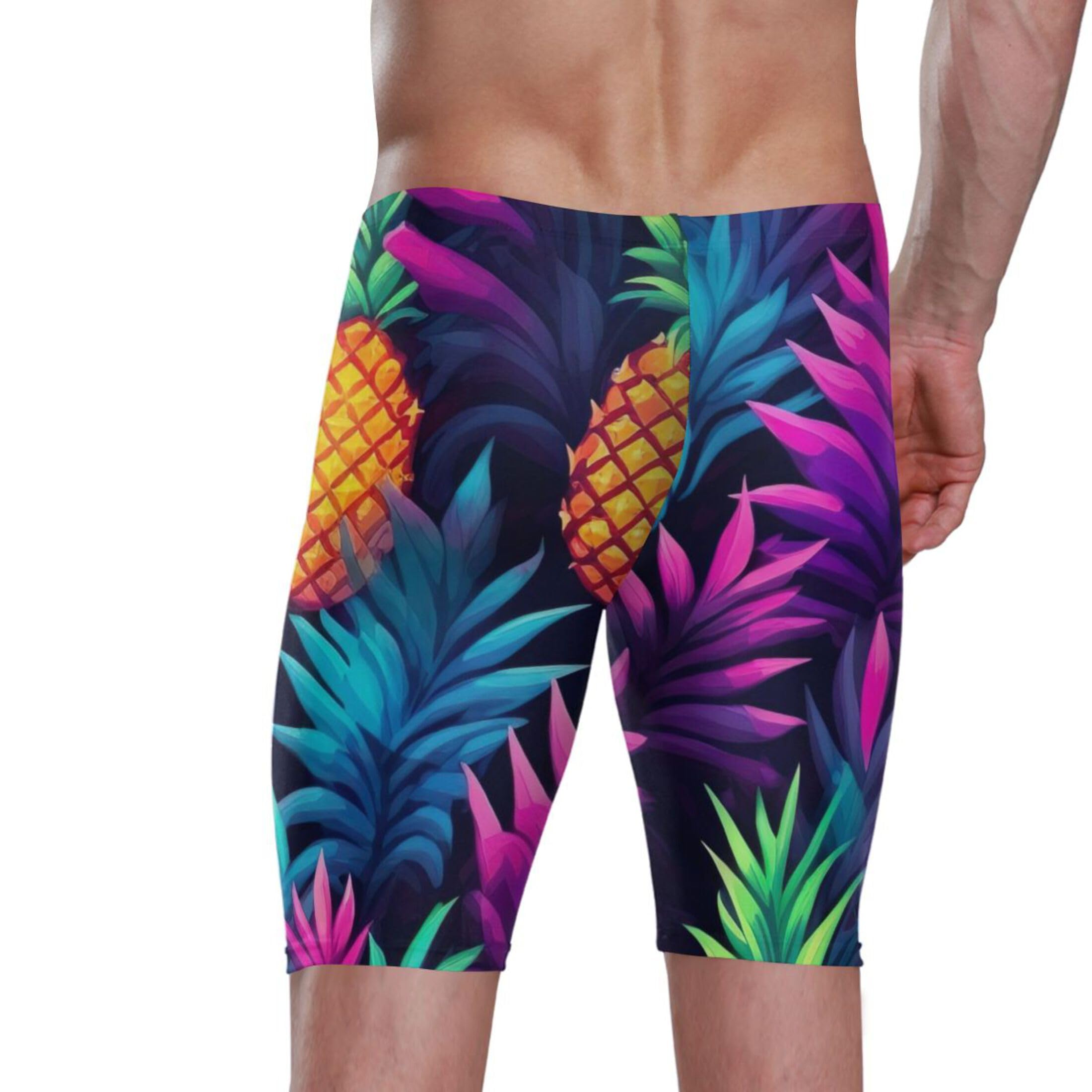 UMIRIKO Pineapple Fruit Swim Jammers Swimsuit for Men XXL B0401029