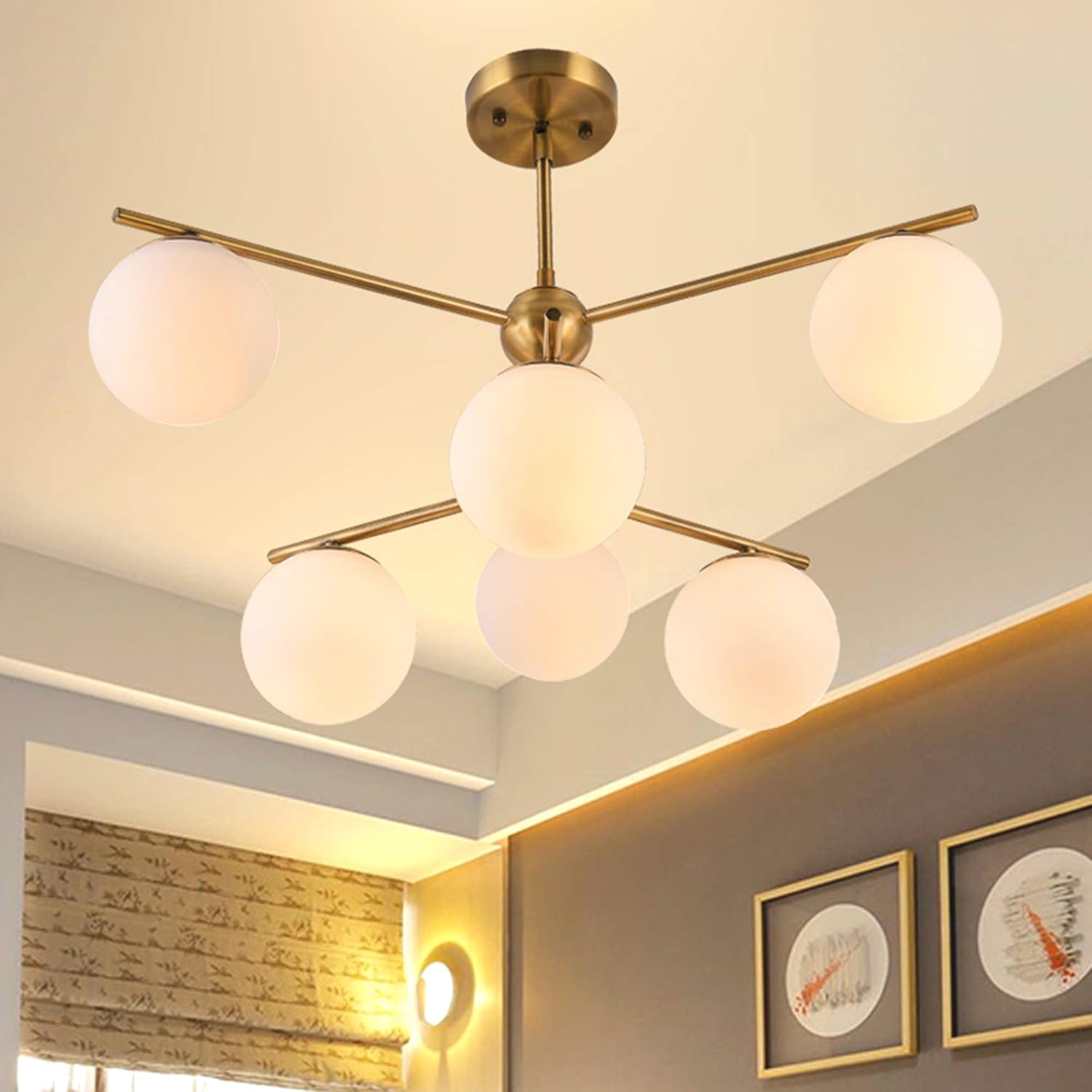 70% оƒƒ Evеrуthіng Warehouse of Tiffany D2202/6 Ciska Antique Brass 6-Light Chandelier, 27.56 L x 27.56 W x 19.69 H Blасk Frіdау - 80% оƒƒ Warehouse of Tiffany D2202/6 Ciska Antique Brass 6-Light Chandelier, 27.56 L x 27.56 W x 19.69 H