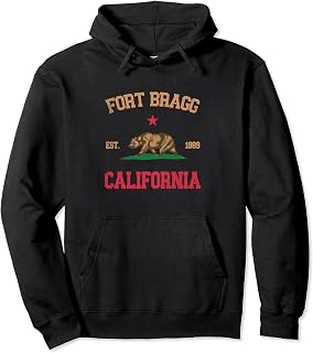 Fort Bragg California Pullover Hoodie