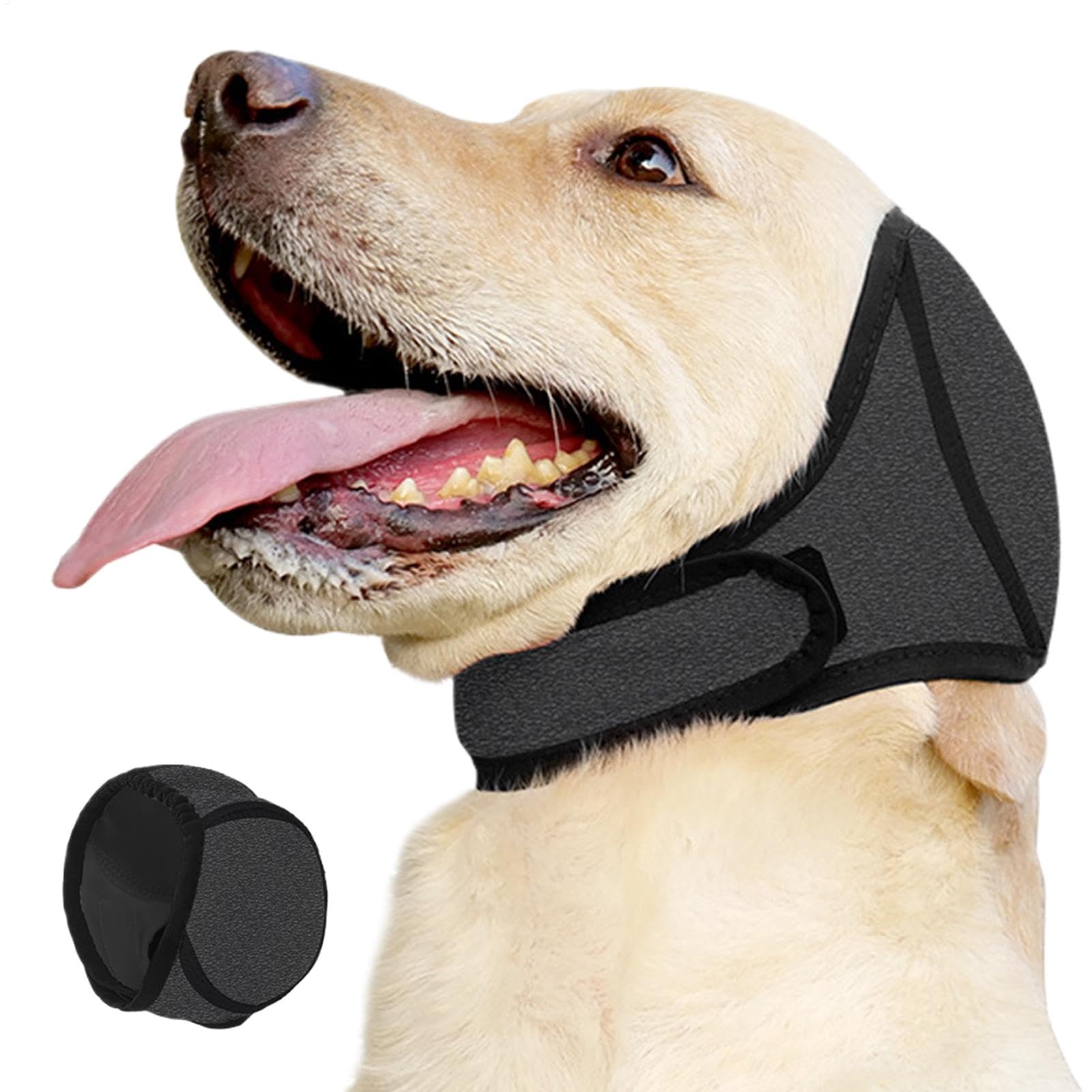Generisch Dog Soothing Hoodie, No Flap Ear Wraps for Dogs, Noise Protection Ear Covers for Dogs, Waterproof
