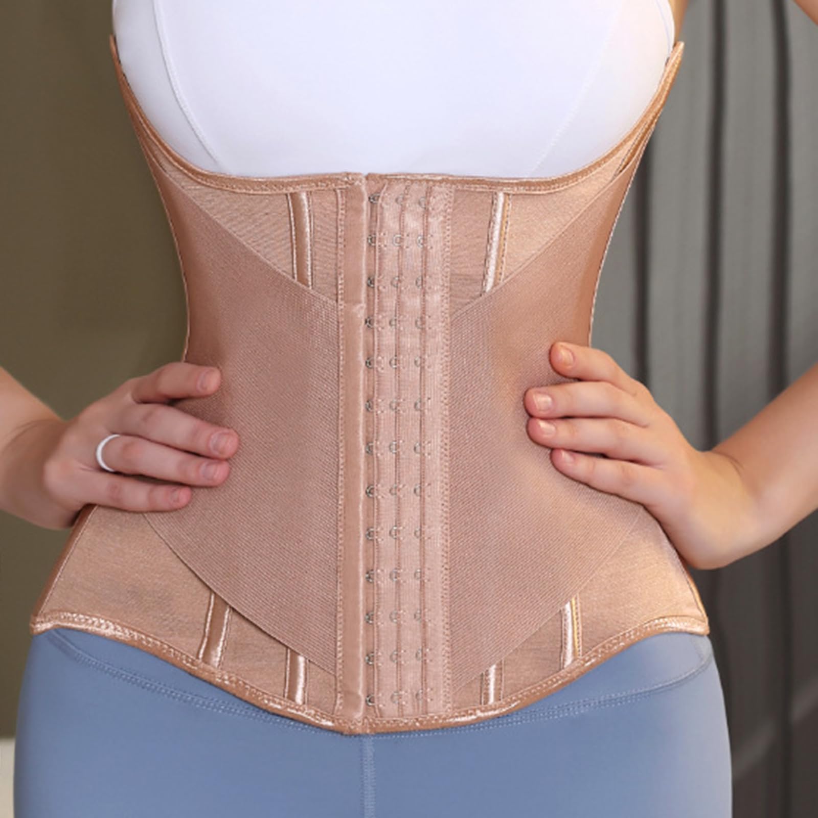 Cinturón moldeador con diseño de alta compresión, ajustable, ideal para entrenamiento, vestirse y moldear