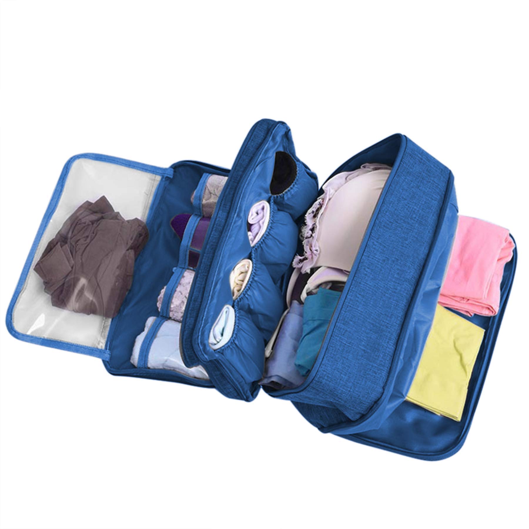 Travel Multi-function Underwear Organize Storage Bag Portable Bra Socks Lingerie Accessories Pack Cube Toiletry Bag