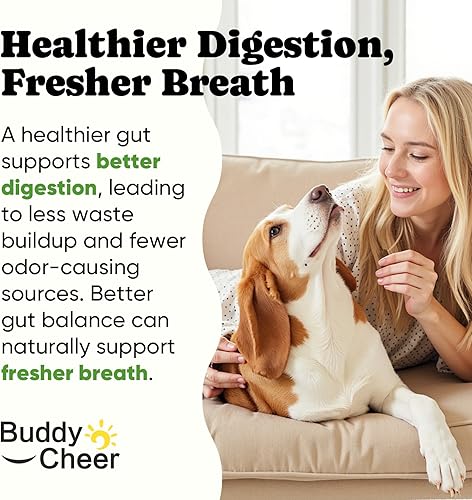 Miniatura 5 de Probióticos para perros  Ayuda a la digestión, heces sueltas, gases y estómagos sensibles, probióticos para picazón en la piel e infección por